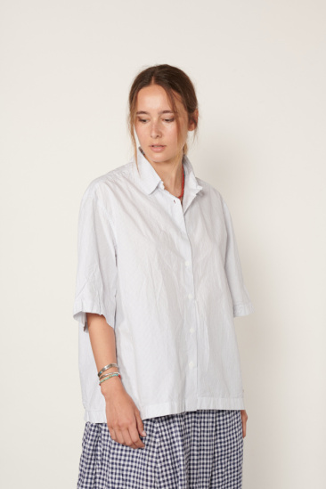 Ella shirt - White with...