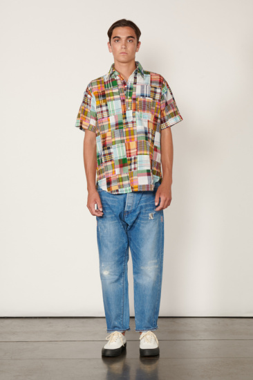 Shirt Patchwork Madras -...