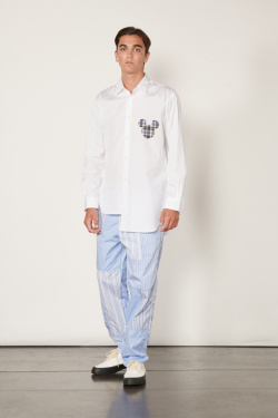Comme des Garçons Homme - Mickey print shirt - White - allanjoseph