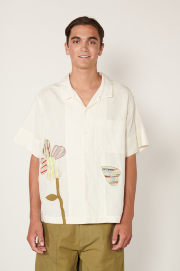 Greetings Shirt - Ecru
