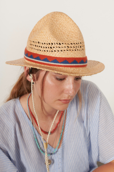 Chapeau en raffia - Naturel