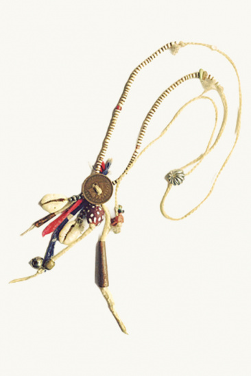 Collier en perles - Blanc