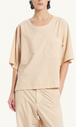 Barena - Top Oliver in cotton - Cipria - allanjoseph