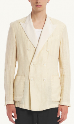 Barena - Siroco Blazer - Ecru - allanjoseph