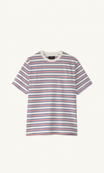 T-shirt rayé - Off White