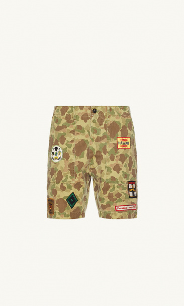 Cotton shorts - Camo