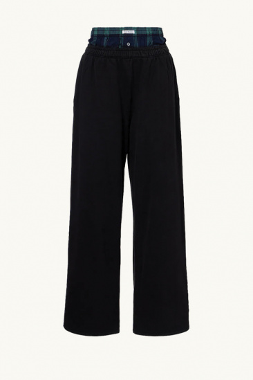 Pantalon jogging - Noir/Vert