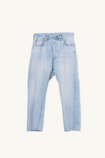 Jean Loose Ankle Bleach -...