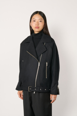 Barena - Manteau Ciodo en laine - Noir - allanjoseph