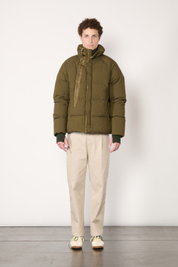 Ten C - Nylon Puffer Jacket - Khaki - allanjoseph