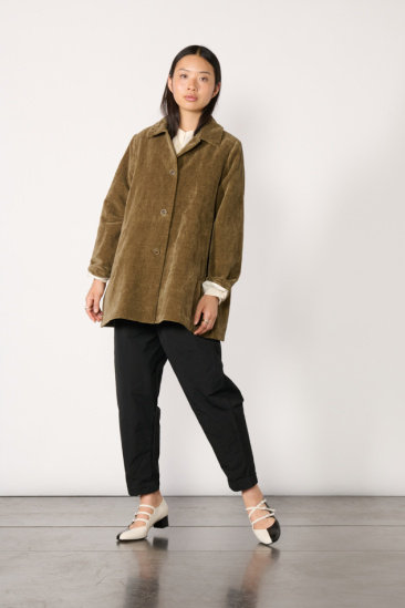 Velvet jacket - Taupe