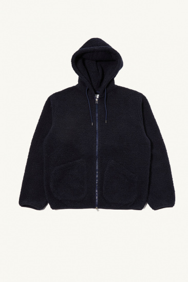 Alvar Fleece Hoodie - Navy