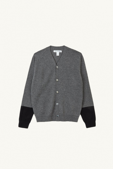 Wool cardigan - Grey/Black