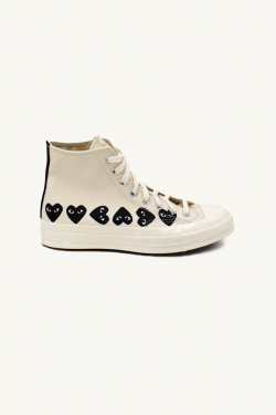 Converse X Comme des Garçons Play - blanc - allanjoseph