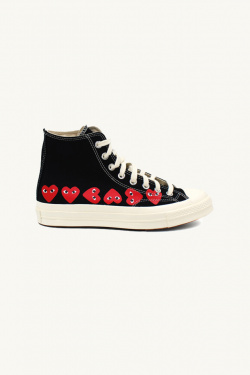 Converse X Comme des Garçons Play - black - allanjoseph
