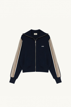 Autry - Veste à zip - Bleu - allanjoseph
