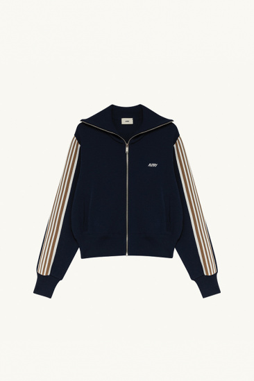 Veste à zip - Bleu