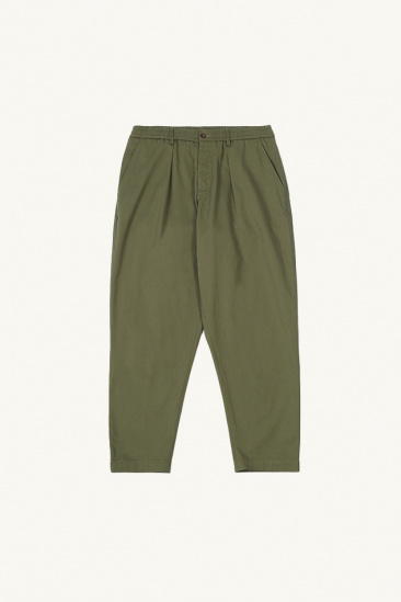 Cotton trousers - Olive