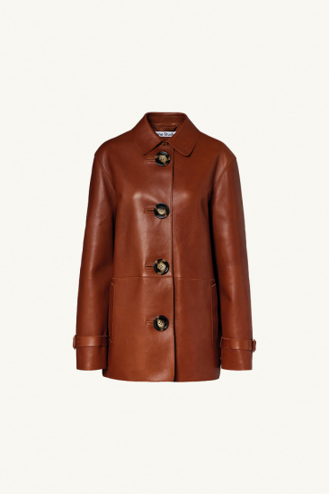 Lambskin coat - Cognac