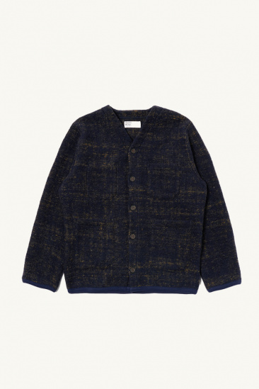 Cardigan en laine marbrée -...