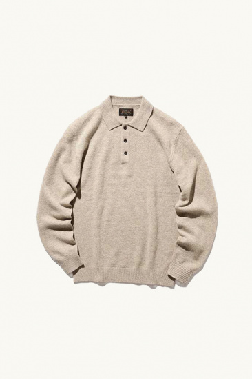 Polo en laine - Beige