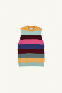 Leret Leret - Cashmere Veste No. 87 - Stripes - allanjoseph