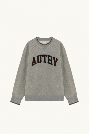 Sweatshirt Logo Tartan - Gris