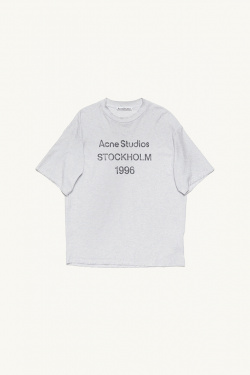 Dark grey logo T-Shirt - Acné Studios - allanjoseph