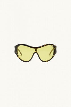 Christopher Esber - Lunettes Uma 98 - Noir/Jaune - allanjoseph