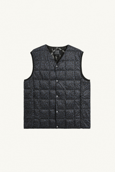 Quilted Down Jacket - Leopard