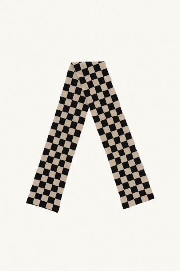 Checkered scarf -...