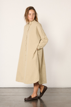 Casey Casey - Robe Longue Yuri - Oatmeal - allanjoseph