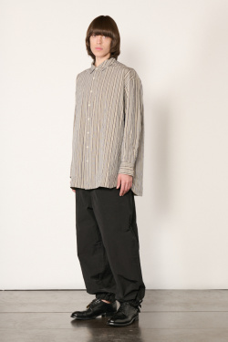 Casey Casey -  Chemise Hamnet rayée - Gris - allanjoseph