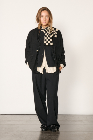 Cardigan en gaze de laine -...