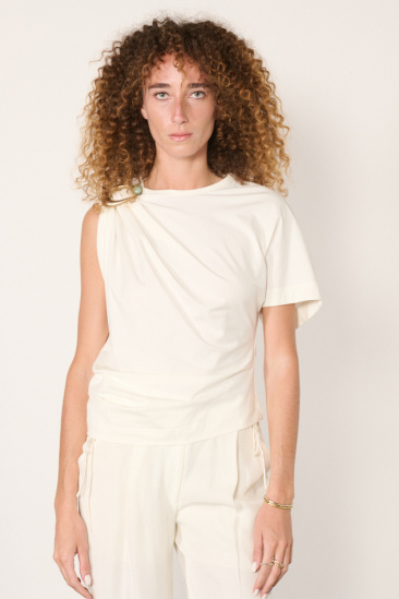 T-shirt Stone Pin - Blanc