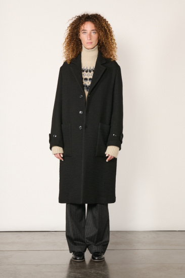 Manteau long Zane - Noir