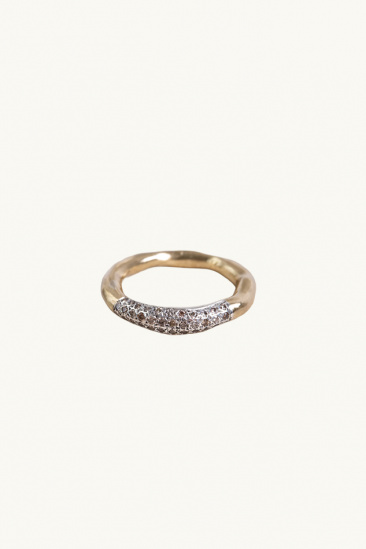 Bague Sei 4 - Diamants Cognac
