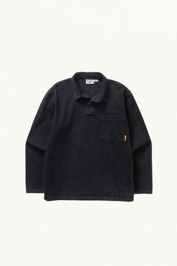 Popover Denim Shirt - Dark...