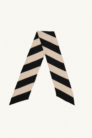 Diagonal Stripe Scarf -...