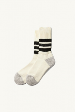 Rototo - Chaussettes Ribbed Old School- Noir - allanjoseph