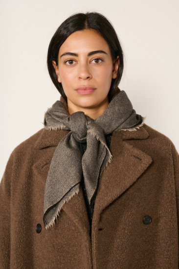 Cashmere and Wool Scarf -...