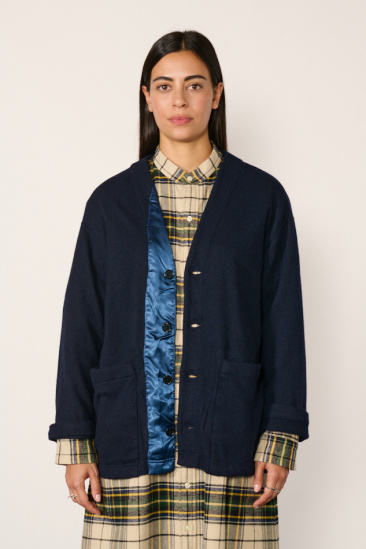 Cardigan en laine - Navy