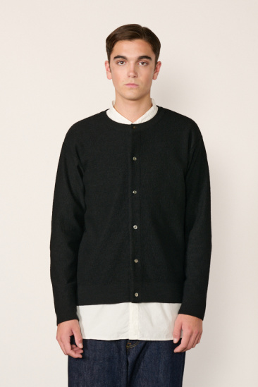 Wool Cardigan - Black