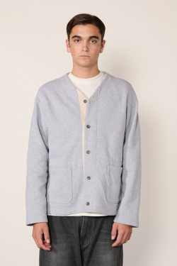 Engineered Garments - Cardigan en coton - Gris - allanjoseph