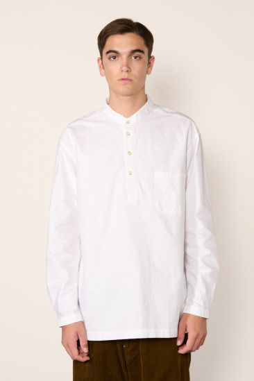 Cotton Oxford Shirt - White
