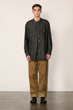 Engineered Garments - Cotton Denim Shirt - Black - allanjoseph
