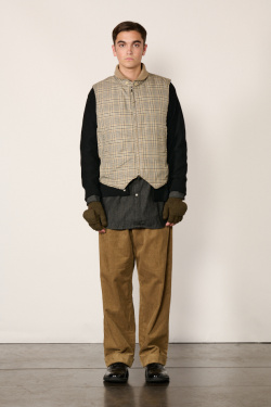 Engineered Garments - Sleeveless Jacket - Khaki - allanjoseph