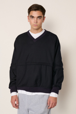 Engineered Garments - Wool Sweatshirt - Navy - allanjoseph
