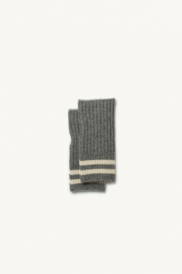 Stripe Hand Warmers - Grey