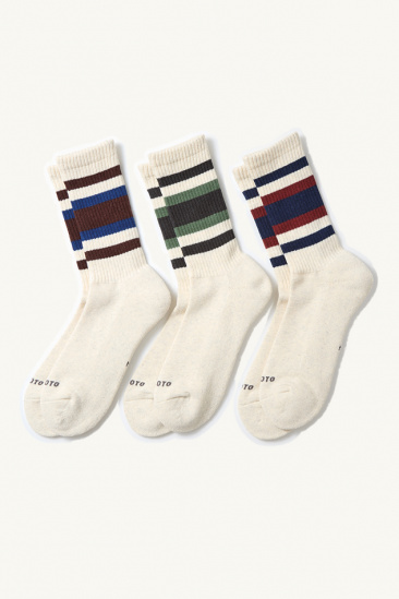 Stripe Shocks Pack  - Ecru